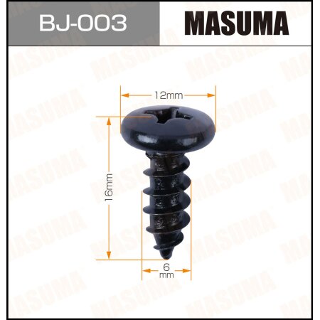 Self-tapping screw Masuma 6x16mm, set of 10pcs, BJ-003