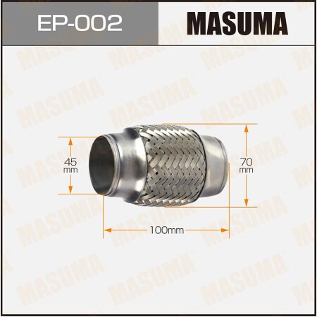 Flex pipe Masuma 2-layer 45x100, EP-002
