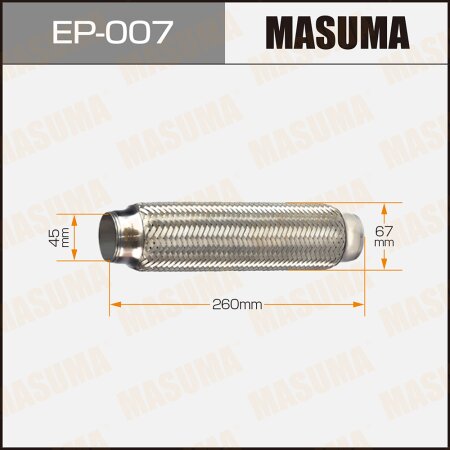 Flex pipe Masuma 2-layer 45x260, EP-007