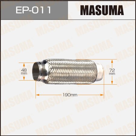 Flex pipe Masuma 2-layer 48x190, EP-011