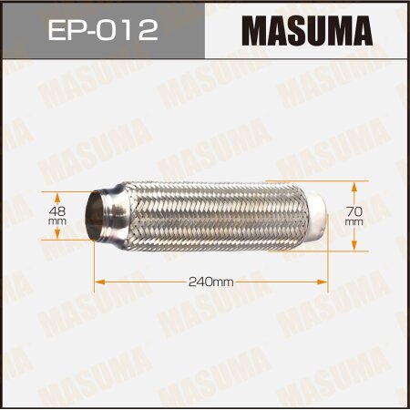 Flex pipe Masuma 2-layer 48x240, EP-012
