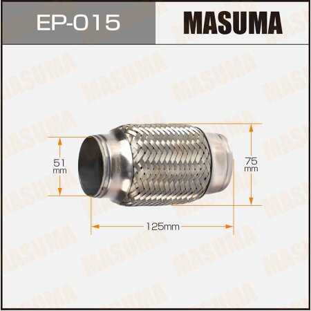Flex pipe Masuma 2-layer 51x125, EP-015