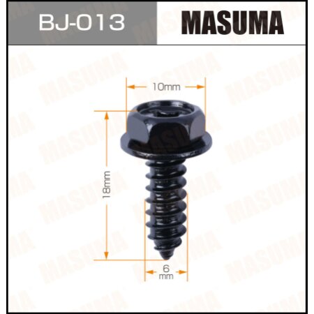 Self-tapping screw Masuma 6x18mm, set of 10pcs, BJ-013