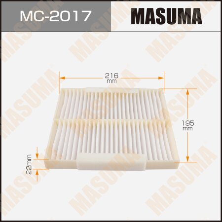 Cabin air filter Masuma, MC-2017