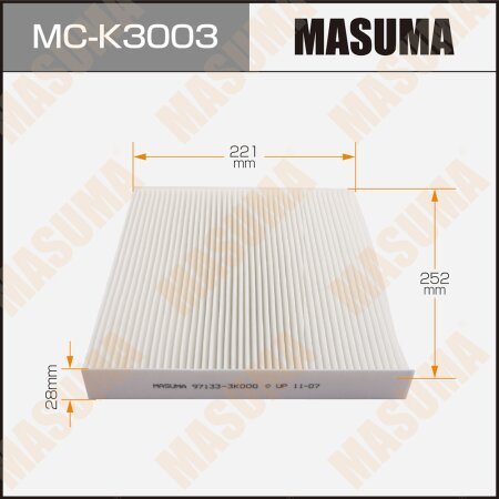 Cabin air filter Masuma, MC-K3003