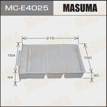 Cabin air filter Masuma, MC-E4025