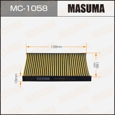 Cabin air filter Masuma, MC-1058