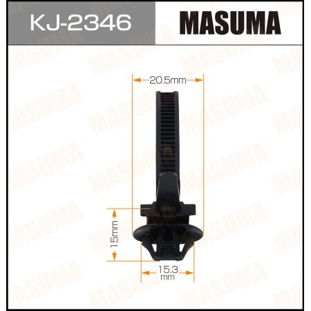 Retainer clip Masuma plastic, KJ-2346