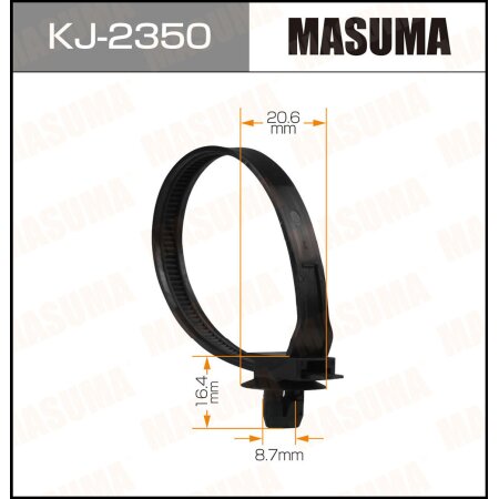 Retainer clip Masuma plastic, KJ-2350