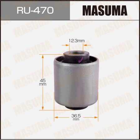 Silent block suspension bush Masuma, RU-470