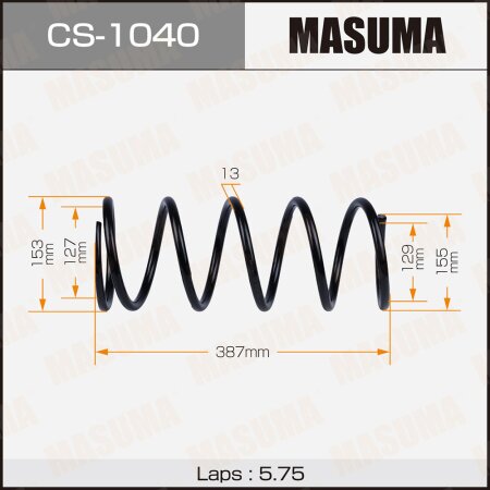 Coil spring Masuma, CS-1040