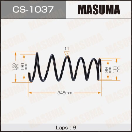 Coil spring Masuma, CS-1037