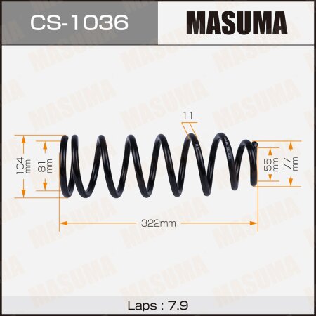 Coil spring Masuma, CS-1036