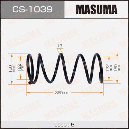 Coil spring Masuma, CS-1039