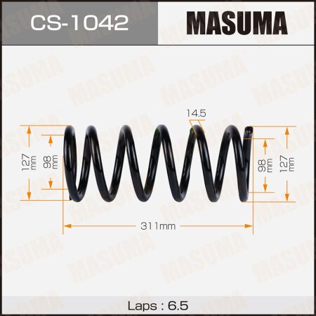 Coil spring Masuma, CS-1042