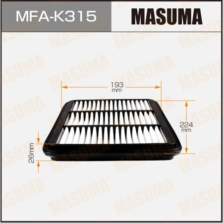 Air filter Masuma, MFA-K315