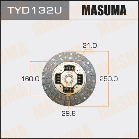 Clutch disc Masuma, TYD132U