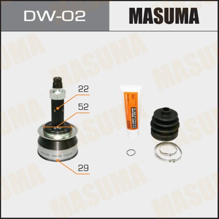CV joint (outer) Masuma, DW-02