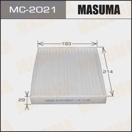 Cabin air filter Masuma, MC-2021