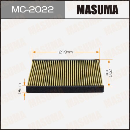 Cabin air filter Masuma, MC-2022