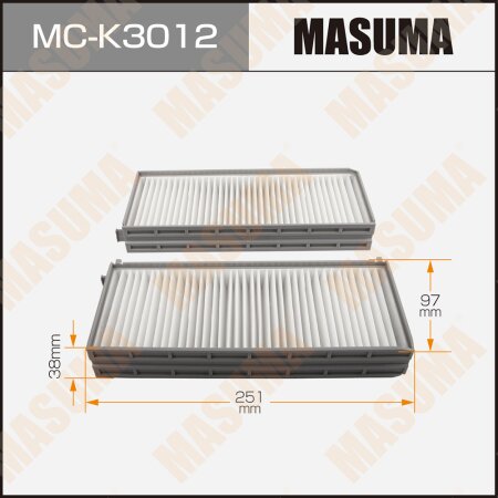 Cabin air filter Masuma, MC-K3012