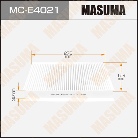 Cabin air filter Masuma, MC-E4021