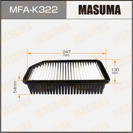 Air filter Masuma, MFA-K322