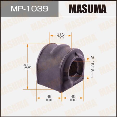 Stabilizer bar bushing Masuma, MP-1039