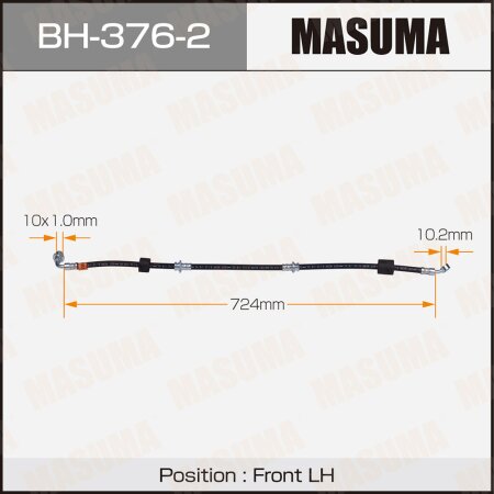 Brake hose Masuma, BH-376-2