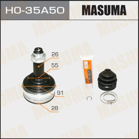 CV joint (outer) Masuma, HO-35A50