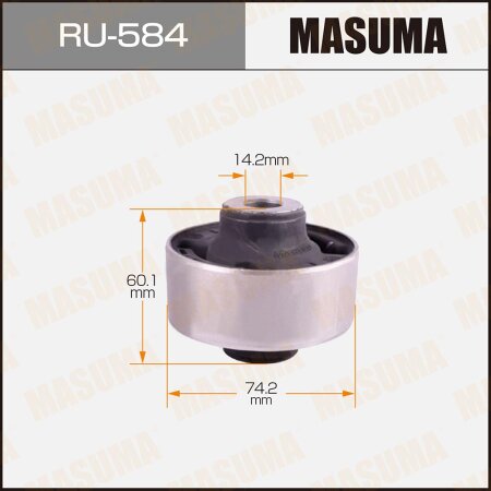 Silent block suspension bush Masuma, RU-584