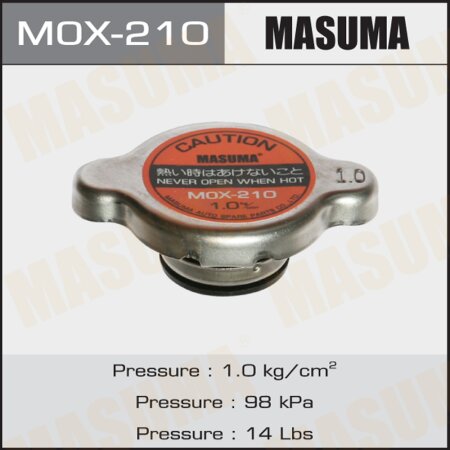 Radiator cap Masuma 1.0 kg/cm2, MOX-210