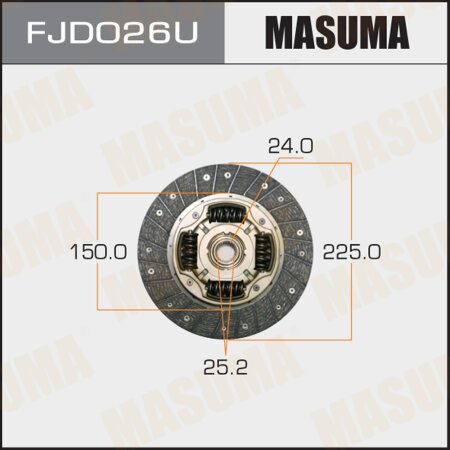 Clutch disc Masuma, FJD026U