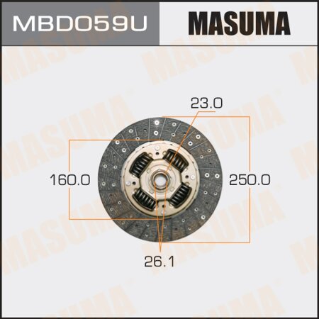 Clutch disc Masuma, MBD059U