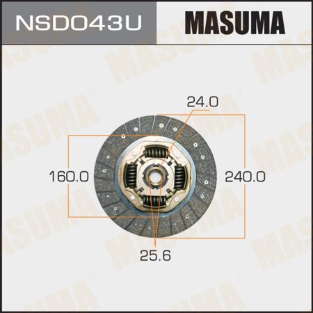 Clutch disc Masuma, NSD043U