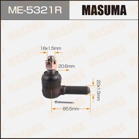 Tie rod end Masuma, ME-5321R