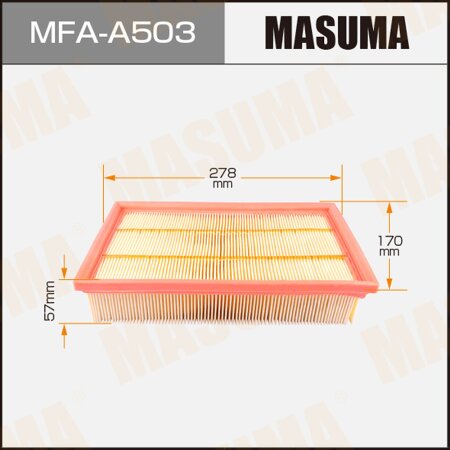 Air filter Masuma, MFA-A503