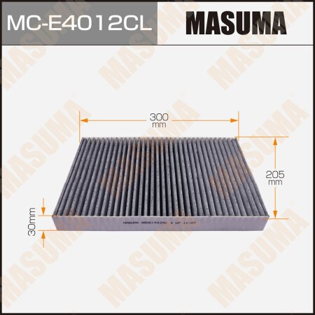 Cabin air filter Masuma charcoal, MC-E4012CL