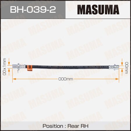 Brake hose Masuma, BH-039-2