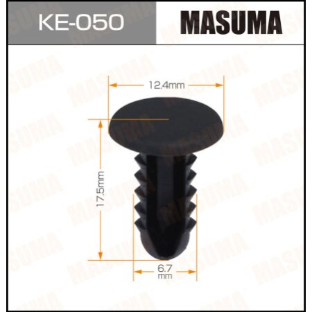 Retainer clip Masuma plastic, KE-050