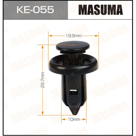 Retainer clip Masuma plastic, KE-055