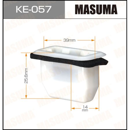 Retainer clip Masuma plastic, KE-057