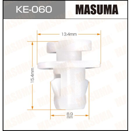 Retainer clip Masuma plastic, KE-060