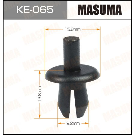 Retainer clip Masuma plastic, KE-065