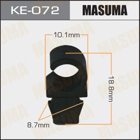 Retainer clip Masuma plastic, KE-072