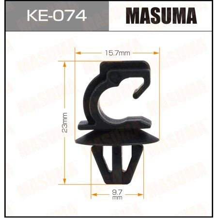 Retainer clip Masuma plastic, KE-074