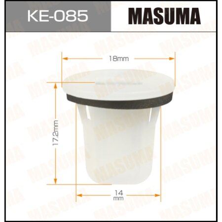 Retainer clip Masuma plastic, KE-085