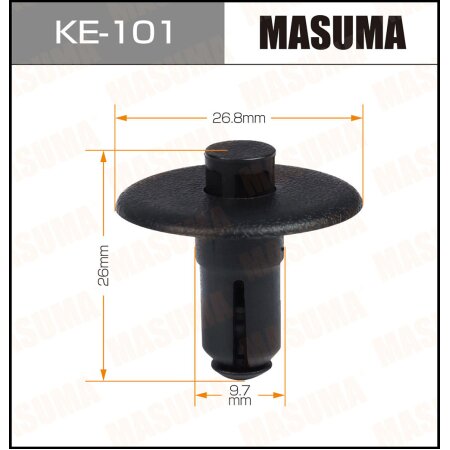 Retainer clip Masuma plastic, KE-101