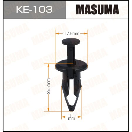 Retainer clip Masuma plastic, KE-103