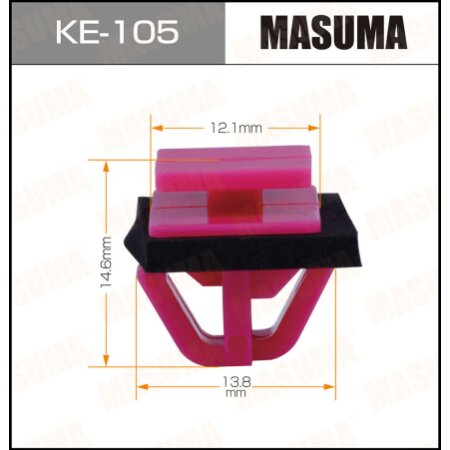 Retainer clip Masuma plastic, KE-105